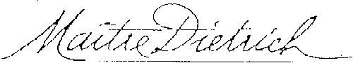MAITRE DIETRICH