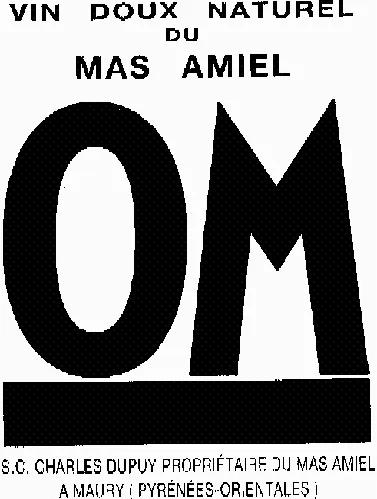 VIN DOUX NATUREL DU MAS AMIEL OM