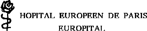 HOPITAL EUROPEEN DE PARIS EUROPITAL