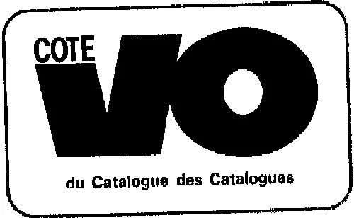 VO COTE DU CATALOGUE DES CATALOGUES