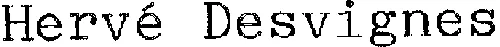 HERVE DESVIGNES