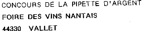 CONCOURS DE LA PIPETTE D'ARGENT FOIRE DES VINS NANTAIS
