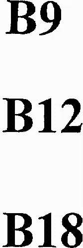 B9 B12 B18