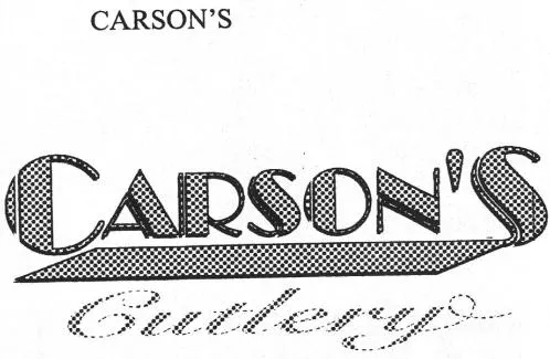 CARSON'S Cutlery