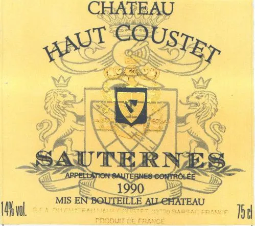 CHATEAU HAUT COUSTET