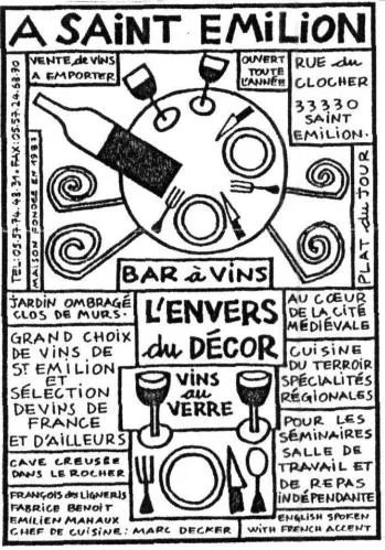 A SAINT EMILION BAR A VINS L ENVERS DU DECOR