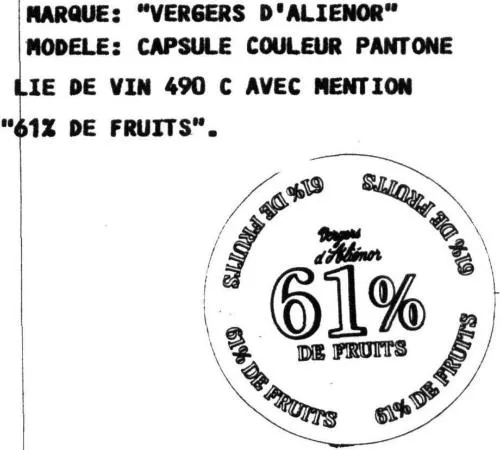VERGERS D ALIENOR 61 % DE FRUITS