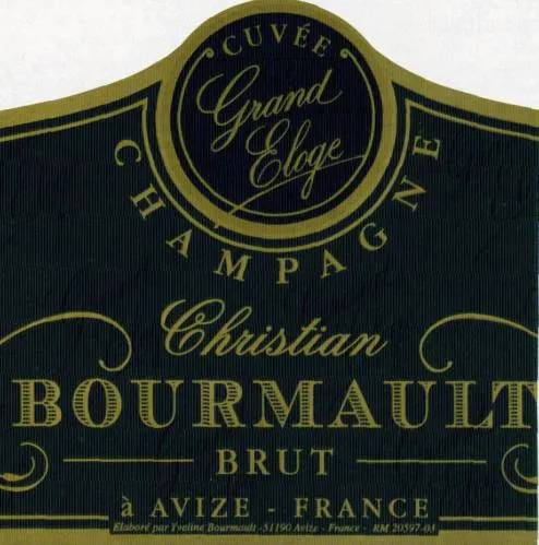 CUVEE GRAND ELOGE CHAMPAGNE CHRISTIAN BOURMAULT