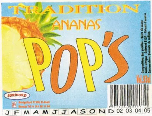POP S TRADITION ANANAS SORINORD
