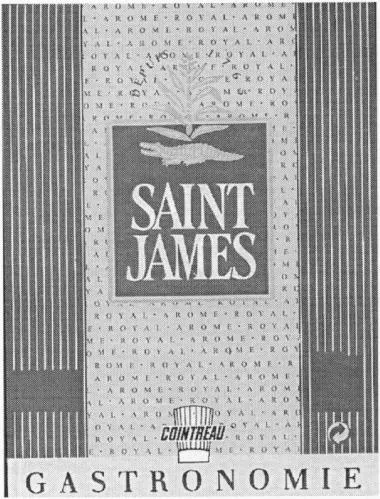 SAINT JAMES ROYAL AROME COINTREAU GASTRONOMIE