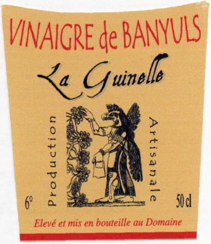 VINAIGRE DE BANYULS LA GUINELLE PRODUCTION ARTISANALE