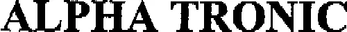 ALPHA TRONIC
