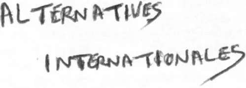 ALTERNATIVES INTERNATIONALES