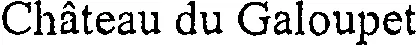 Château du Galoupet