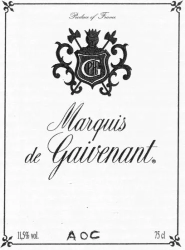 G MARQUIS DE GAIVENANT