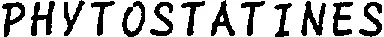 PHYTOSTATINES