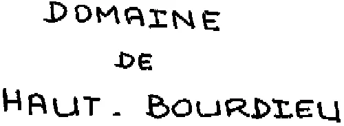 DOMAINE DE HAUT-BOURDIEU