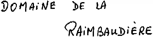 DOMAINE DE LA RAIMBAUDIÈRE