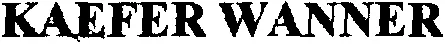 KAEFER WANNER