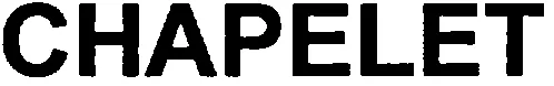 CHAPELET