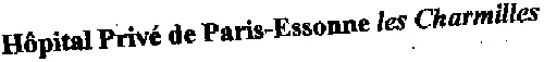Hôpital Privé de Paris-Essonne les Charmilles