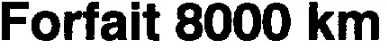 Forfait 8000 km