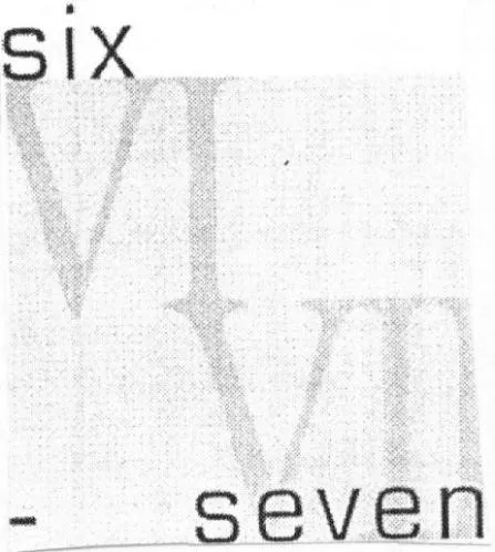 six VI VII - seven