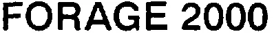 FORAGE 2000