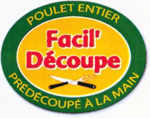 POULET ENTIER Facil' Découpe PREDECOUPE A LA MAIN