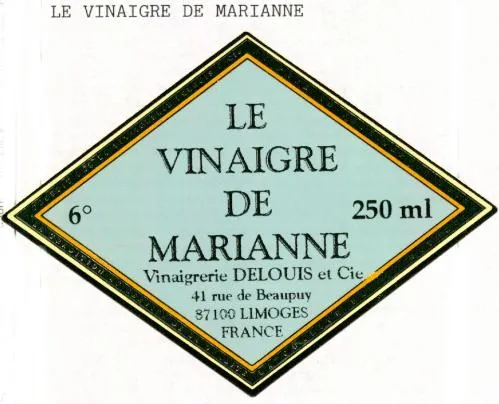 LE VINAIGRE DE MARIANNE Vinaigrerie DELOUIS
