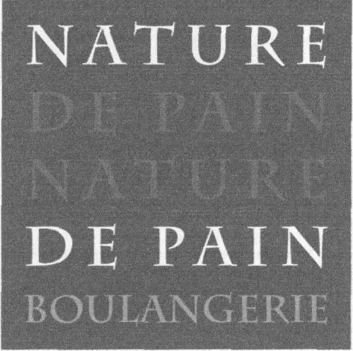 NATURE DE PAIN BOULANGERIE