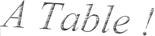 A Table !