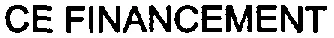 CE FINANCEMENT