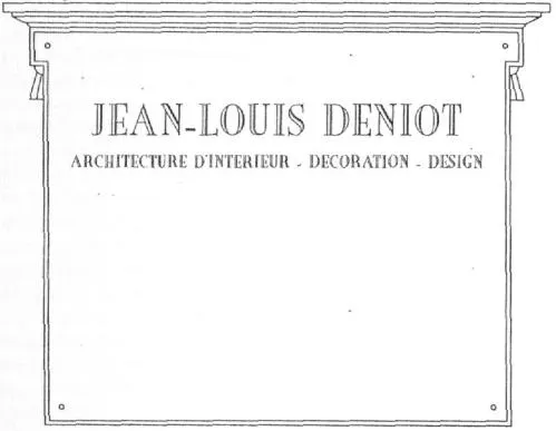 JEAN-LOUIS DENIOT ARCHITECTURE D'INTERIEUR - DECORATION - DESIGN