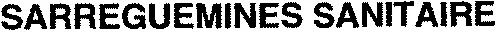 SARREGUEMINES SANITAIRE