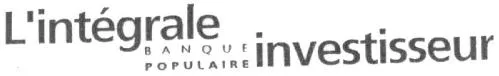 L'intégrale banque populaire investisseur