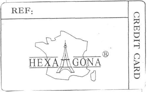 REF : HEXAGONA® CREDIT CARD