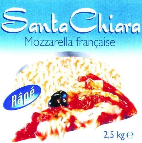 Santa Chiara Mozzarella française Râpé 2,5 kg e