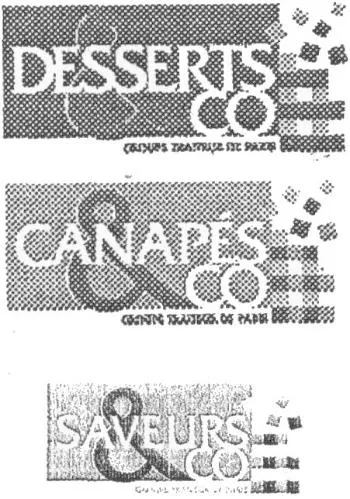 DESSERTS & CO CANAPÉS & CO SAVEURS & CO