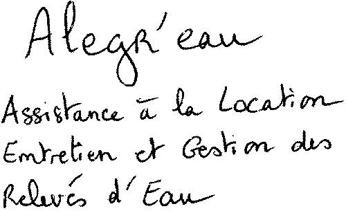 Alegr'eau Assistance à la Location Entretien et Gestion des Relevés d'Eau