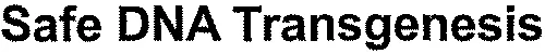 Safe DNA Transgenesis