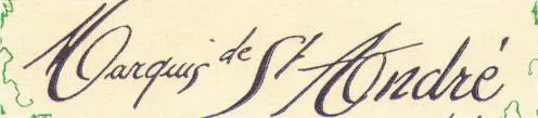 MARQUIS DE ST ANDRE