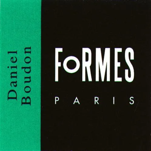 FORMES PARIS DANIEL BOUDON
