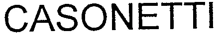 CASONETTI