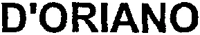 D'ORIANO