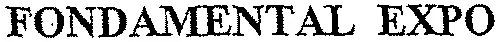FONDAMENTAL EXPO