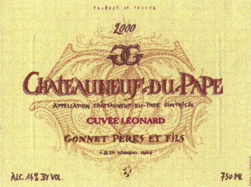 GG CUVEE LEONARD GONNET PERES ET FILS