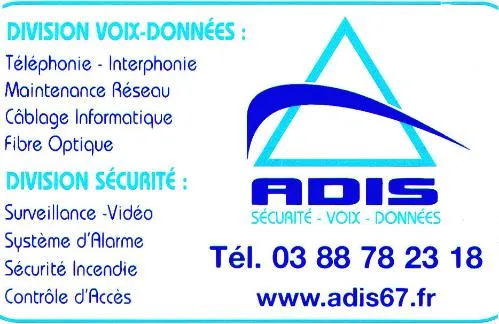 ADIS SECURITE – VOIX – DONNEES WWW.ADIS67.FR