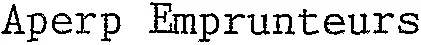 Aperp Emprunteurs
