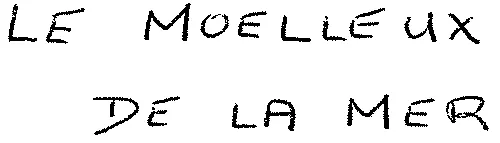 LE MOELLEUX DE LA MER